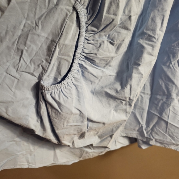 Zara blue cotton halter dress, size S - Picture 7 of 12